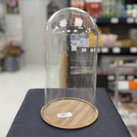 Ahşap Tabanlı Cam Fanus – 20823 - deg -